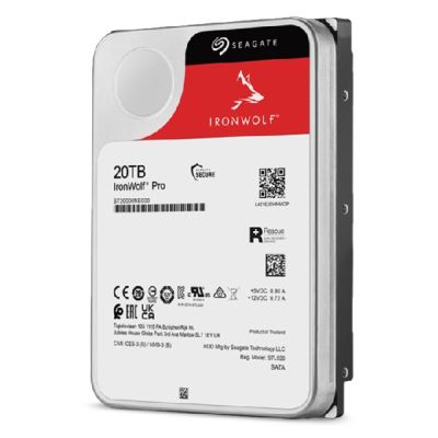 5. Seagate IronWolf Pro HDD (20 TB; 256 MB; 3,5"; SATA)