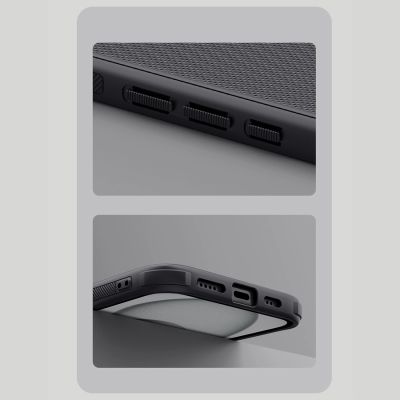 17. Nillkin Super Frosted Shield Pro Magnetische Hülle für iPhone 16 – Schwarz