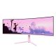 8. Arozzi Nova 49" Curved Computermonitor 124,5 cm (49") 5120 x 1440 px Dual QHD LED Pink