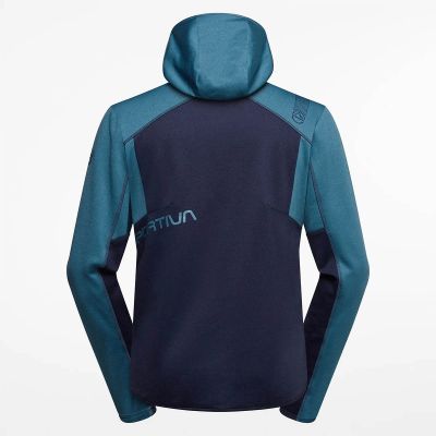4. La Sportiva Cosmic Hoody M L69 643642 Deep Sea/Hurricane Sweatshirt