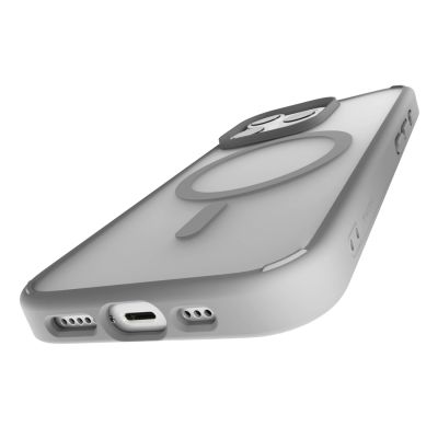 7. Puro Gradient MagSafe Silikonhülle für iPhone 16 Pro Max – Silber