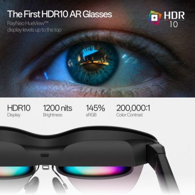 2. RayNeo Air 4 Pro AR-Smartbrille mit integrierter Kamera
