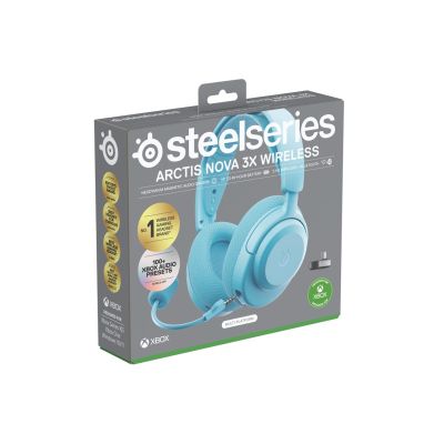 6. Steelseries Arctis Nova 3X Wireless für Xbox, Aqua-Kopfhörer