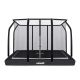 9. VIRTUFIT Gartentrampolin zum Selbstaufbau, 183 x 274 cm, mit Netz
