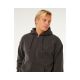 3. Schwarzes Herren-Sweatshirt „RIP CURL Surf Puff Zip Thru“