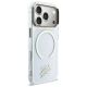4. Karl Lagerfeld IML KL Script Logo MagSafe Hülle für iPhone 17 Pro Max – Transparent