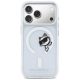 3. Karl Lagerfeld IML Peekaboo MagSafe Hülle für iPhone 17 Pro – Transparent