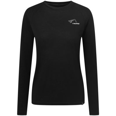 6. Damen-Sweatshirt Viking Longsleeve Andali – Schwarz/Hellgrau, Größe: M