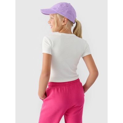 2. Mädchen-T-Shirt, schlicht, Größe 4F 4FJRSS24TTSHF2053-11S