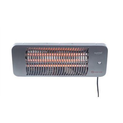 7. Sunred LUG-2000W Outdoor-Heizstrahler, schwarzer Quarz-Elektroheizstrahler