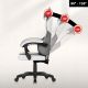 13. Huzaro Force 2.7 Grauer Gaming-Stuhl