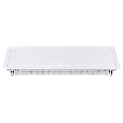 6. Einbaugehäuse aus Kunststoff mit Metalltür, flächenbündig, Schutzart IP40, 5 Reihen, 60 Module, Noark PM