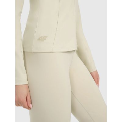 7. Damen-Trainings-Sweatshirt, schmal geschnitten, schnelltrocknend, Größe 4F 4FRAW25TFSWF0808-83S