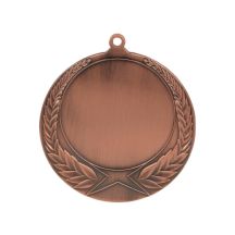 Allgemeine Bronzemedaille mit Platz für ein 50-mm-Emblem – Stahlmedaille