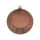 Allgemeine Bronzemedaille mit Platz für ein 50-mm-Emblem – Stahlmedaille