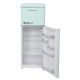 4. Ravanson LKK-210RM Retro-Kühlschrank 545 x 585 x 1470 mm | 160 l | Energieeffizienzklasse E | Mint