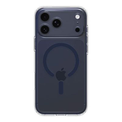 2. Spigen Ultra Hybrid MagSafe Hülle für iPhone 17 Pro Max – Transparentes Marineblau