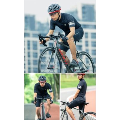 3. ROCKBROS Radtrikot RK1009B schwarz 3XL