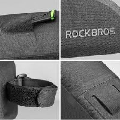 3. Rockbros wasserdichte Rahmentasche 1l schwarz