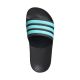 4. Adidas Adilette Aqua Slides Kinder-Flip-Flops schwarz und blau JS2497