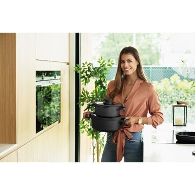 4. BergHOFF Leo Stone+ 4,4 l Schwarzes Aluminium