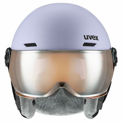 4. Uvex Skihelm Rocket Jr. Visor, Lavendel