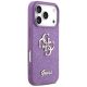 4. Guess Fixed Glitter Big 4G Hülle für iPhone 17 Pro - Lila