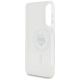 7. Karl Lagerfeld Button Choupette Head Printed Logo MagSafe Case für Samsung Galaxy S25 Edge - Weiß