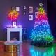 6. Funkelnde 600 RGB Smart-Weihnachtsbeleuchtung 48 m
