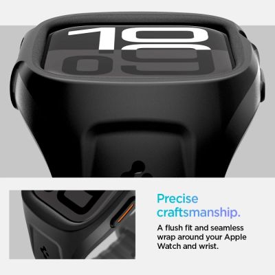 16. Spigen Liquid Air Pro Armband für Apple Watch 46 mm – Mattschwarz