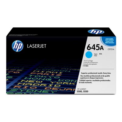 3. HP 645A Cyan Original LaserJet Tonerkartusche