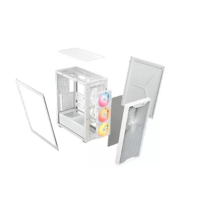 6. Corsair 3200D RS ARGB Mid-Tower Gehäuse, weiß