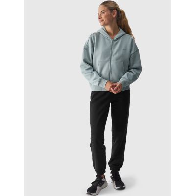 Damen-Kapuzensweatshirt mit Reißverschluss 4F 4FWAW24TSWSF1306-47S