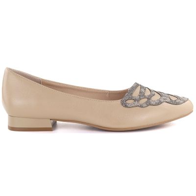 2. Beige Damenschuhe M.Daszyński SA201A-2