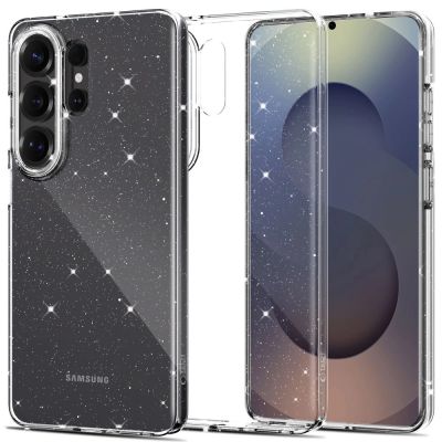 Tech-Protect FlexAir Hülle für Samsung Galaxy S26 Ultra – Transparent und Glitzer