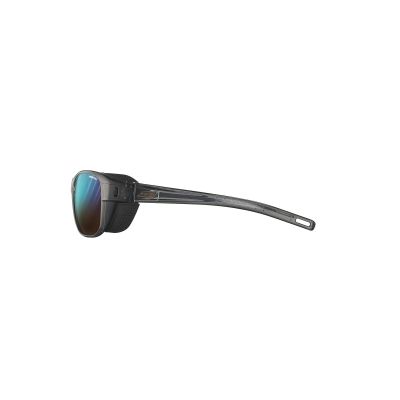 4. Julbo Camino M Brille – Klar, glänzend Schwarz/Grau | Reactiv Performance 2-4 Dl Bleu