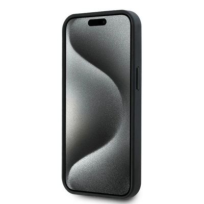 5. Karl Lagerfeld Karl Head MagSafe-Hülle für iPhone 15 Plus – Schwarz