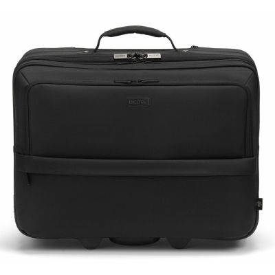 4. DICOTA D32036-RPET Laptoptasche 43,9 cm (17,3") im Kofferstil mit Füßen, Schwarz