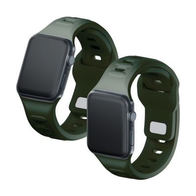 3. 3mk Silikon- Watch für Apple Watch 42 / 44 / 45 / 49 mm – Grün