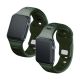 3. 3mk Silikon- Watch für Apple Watch 42 / 44 / 45 / 49 mm – Grün