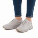 4. Graue Damen-Lederschuhe mit Lochmuster, Sergio Leone SP013