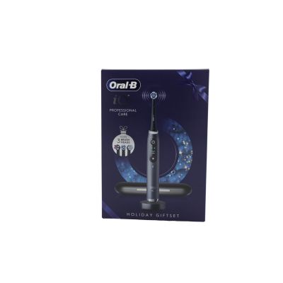 27. Oral-B iO9 Schwarze elektrische Zahnbürste + 2 Bürstenköpfe