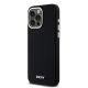 2. DKNY Flüssigsilikon-Hülle mit kleinem Metalllogo und MagSafe-Funktion für iPhone 15 Pro Max – Schwarz