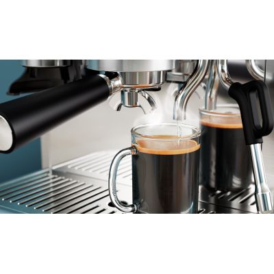 6. Philips PSA3218/10 Kaffeemaschine Barista Brew, 15 bar Pumpendruck, integrierter Milchaufschäumer, halbautomatisch, 1350 W, Schwarz