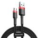 3. Baseus cafule CAMKLF-C91 Kabel (USB M - Micro USB M; 2 m; schwarz und rot)