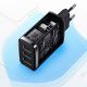 12. Baseus Compact Ladegerät 3x USB 17W schwarz (CCXJ020101)