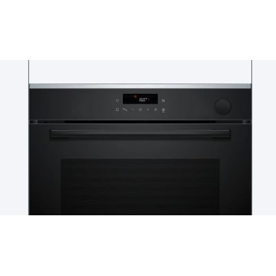 2. BOSCH HRG272EB3 Einbaubackofen mit Dampffunktion, 60 x 60 cm, schwarz, 3D-Konvektion