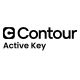 Contour Design Active Key AK-440 Office-Tastatur USB QWERTZ Deutsch Schwarz