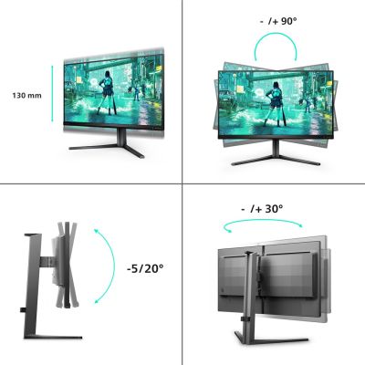 17. PHILIPS EVNIA LED-Monitor 24,5" 25M2N3200W/00 240Hz
