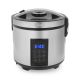 Tristar RK-6138 Digitaler Reiskocher und Dampfgarer, 900 W, 2,2 l, 7 Programme, Grau